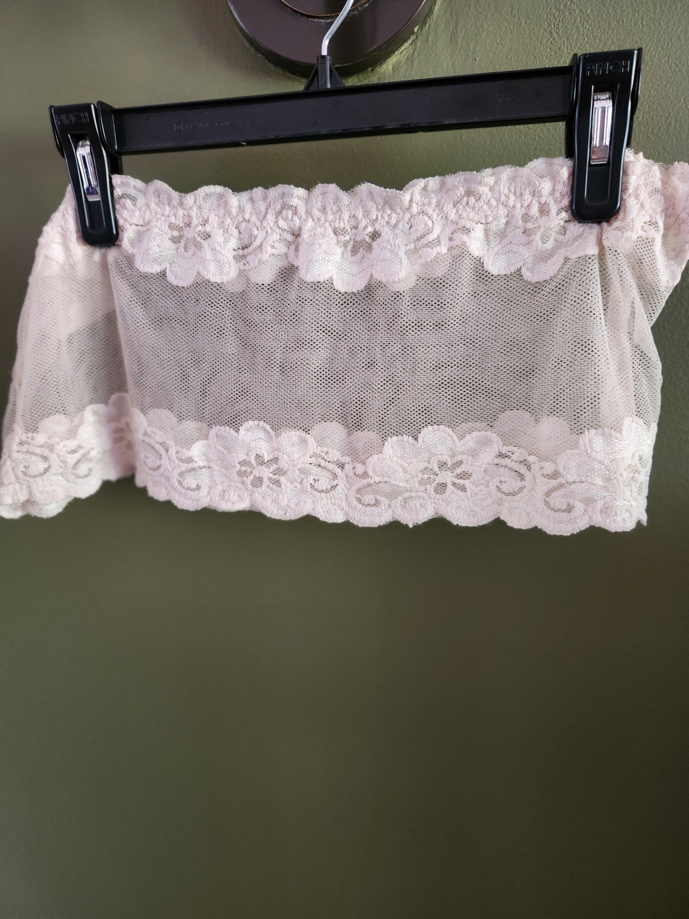 Half Slip /Lingerie Skirt / Micro Lingerie Skirt - Size Medium - Cream Color